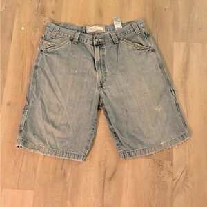 Levi's Baggy Blue Jean Shorts